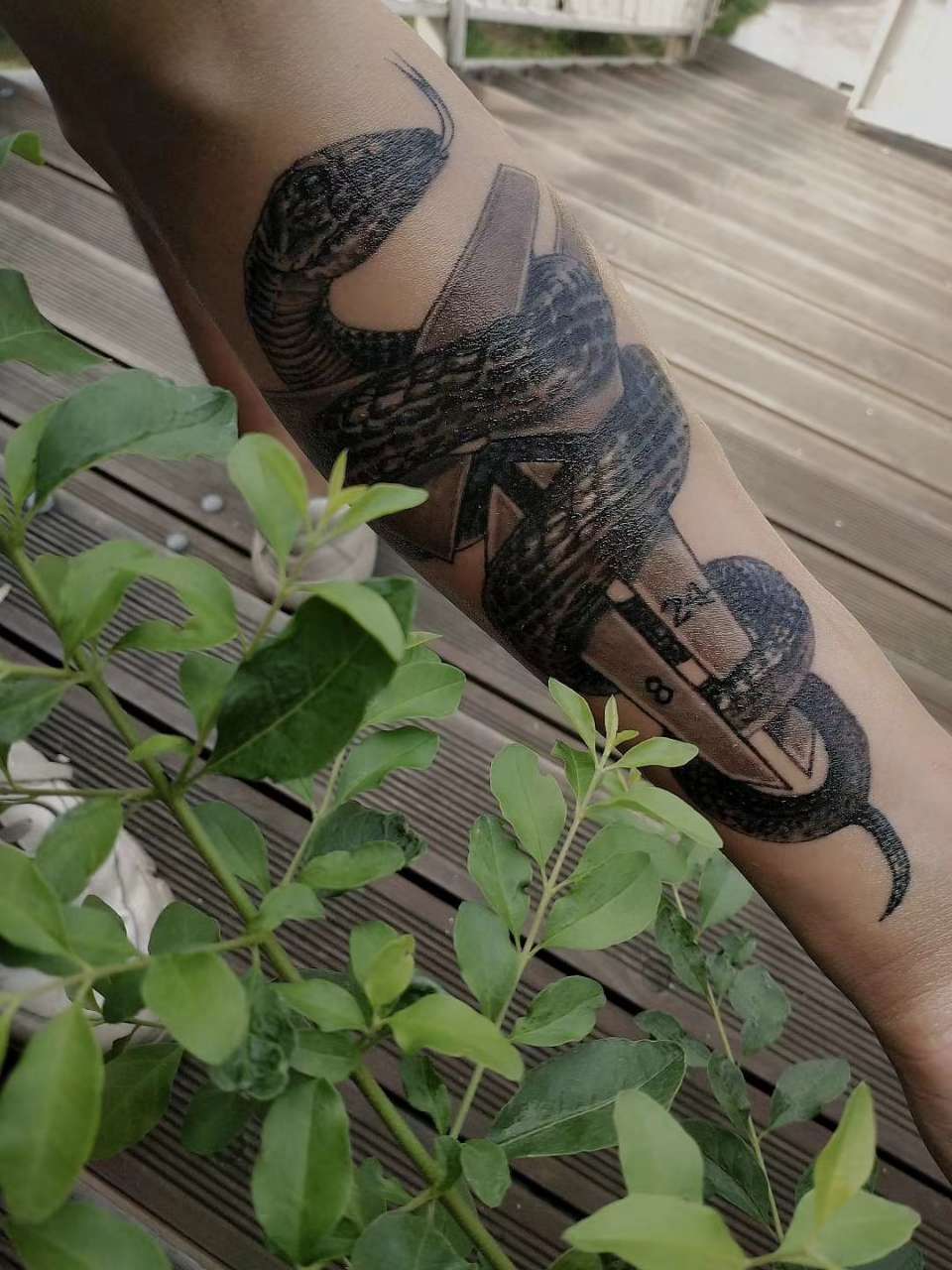 科比曼巴纹身,恢复第三天的效果!摄影师卖家秀